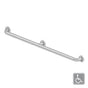 Deltana - 42'' Grab Bar, Stainless Steel, Concealed Screw, Center Post - Brushed Stainless