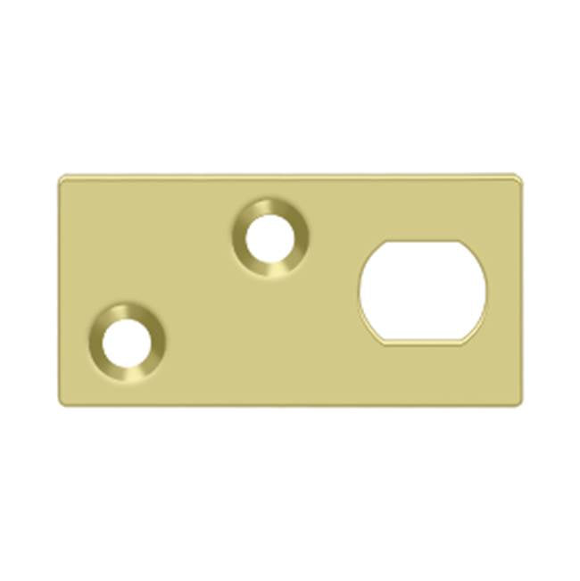 Deltana - Guide Plate for EFB Extension Flush Bolt - Polished Brass