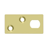 Deltana - Guide Plate for EFB Extension Flush Bolt - Polished Brass