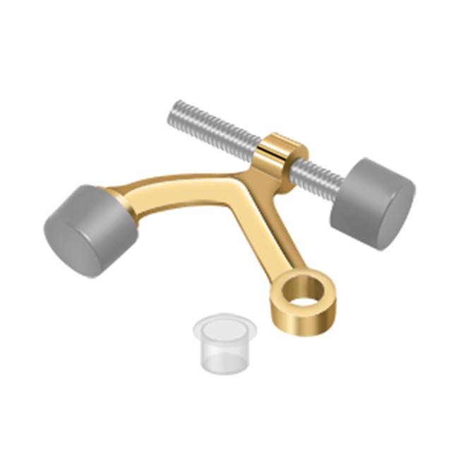 Deltana - Hinge Pin Stop, Hinge Mounted - PVD Polished Brass