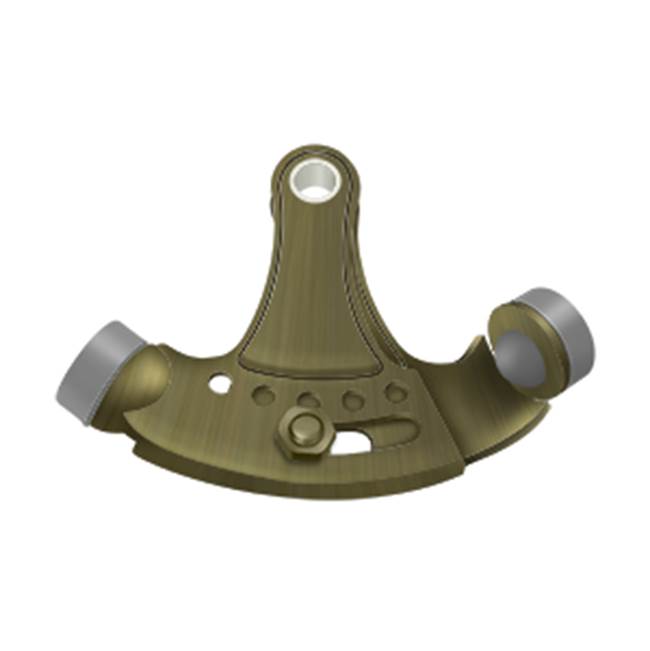 Deltana - Hinge Pin Stop, Hinge Mounted, Adjustable - Antique Brass
