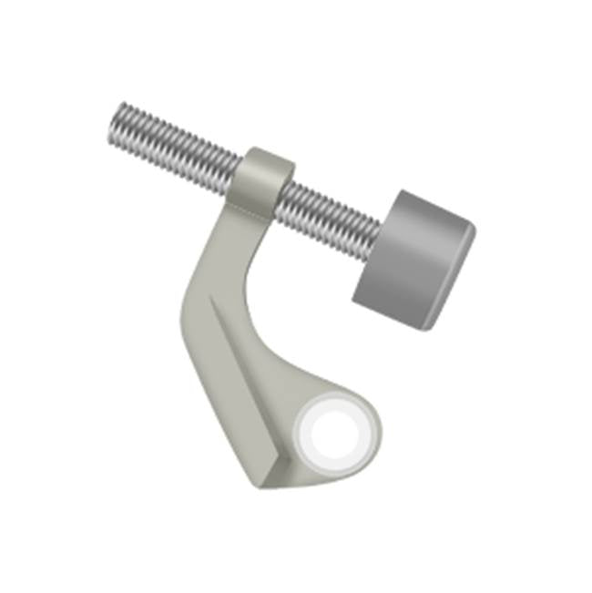 Deltana - Hinge Pin Stop, Hinge Mounted for Brass Hinges - Brushed Nickel