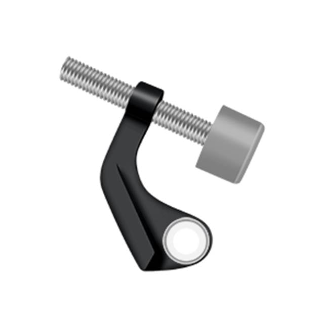 Deltana - Hinge Pin Stop, Hinge Mounted for Brass Hinges - Paint Black