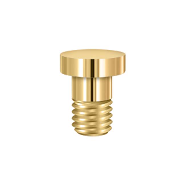 Deltana - Extended Button Tip for Solid Brass Hinges - PVD Polished Brass