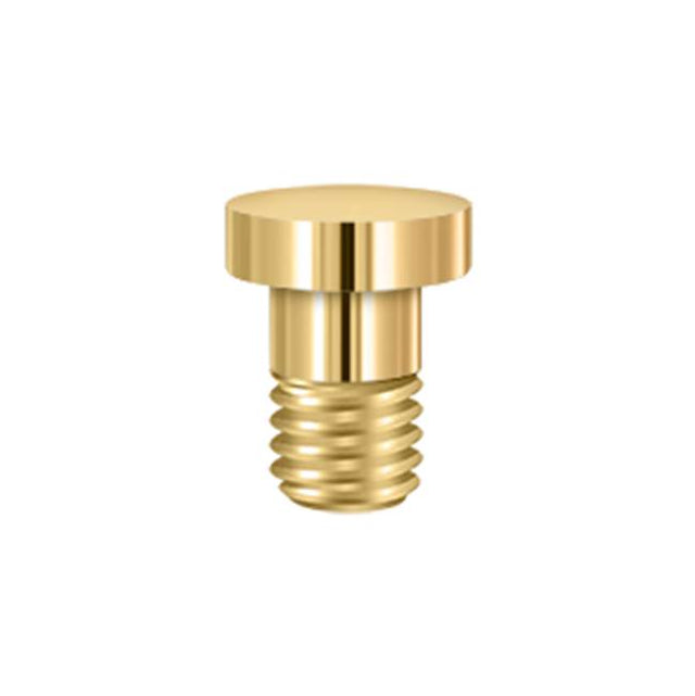 Deltana - Extended Button Tip for Solid Brass Hinges - PVD Polished Brass