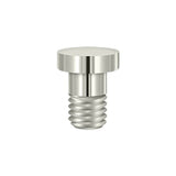Deltana - Extended Button Tip for Solid Brass Hinges - Polished Nickel