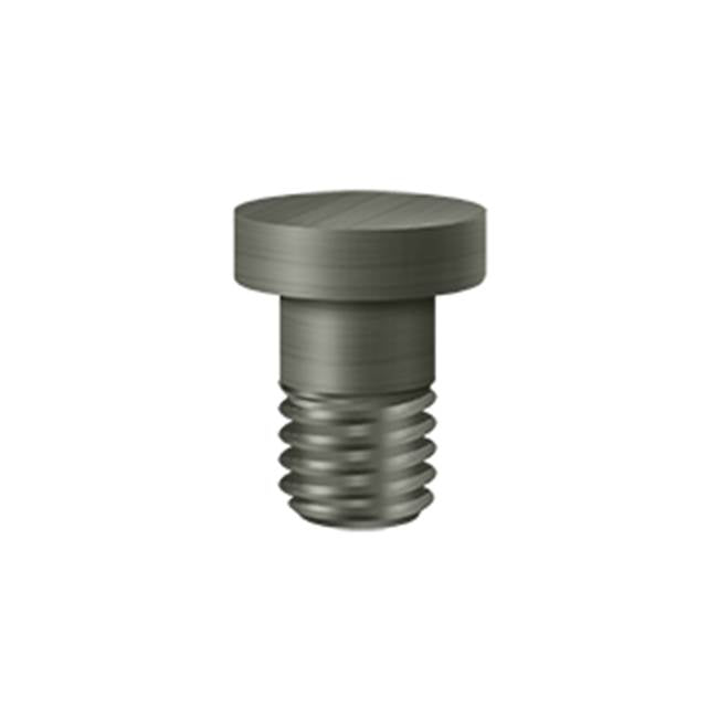Deltana - Extended Button Tip for Solid Brass Hinges - Antique Nickel