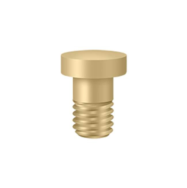 Deltana - Extended Button Tip for Solid Brass Hinges - Brushed Brass