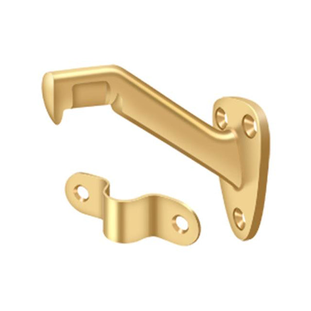 Deltana - Handrail Brackets, 3-3/8'' Projection - PVD Polished Brass