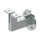Deltana - Modern Handrail Bracket, 3-1/4'' Projection, Heavy Duty - Polished Chrome