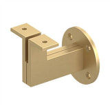 Deltana - Modern Handrail Bracket, 3-1/4'' Projection, Heavy Duty - Brushed Brass