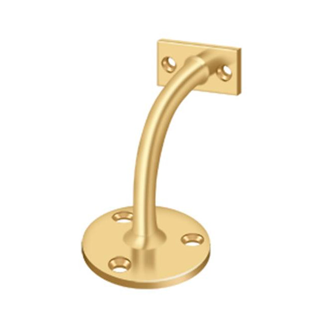 Deltana - Handrail Brackets, 3-1/4'' Projection Light Duty - PVD Polished Brass