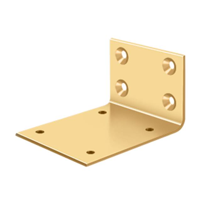 Deltana - Jamb Bracket S.B. for DASH95 - PVD Polished Brass