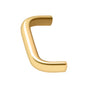 Deltana - Wide Wire Pull, 3'' - PVD Polished Brass