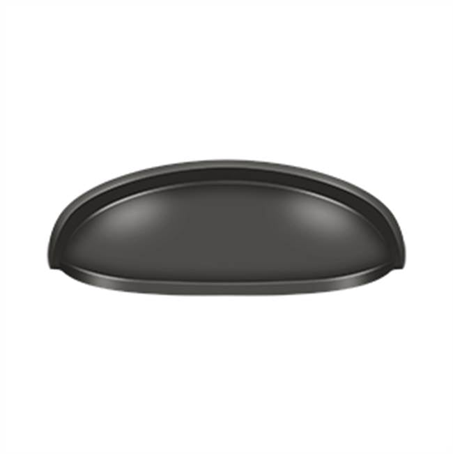Deltana - Elongated Shell Pull 4-1/2'' - Oil-rubbed Bronze