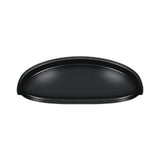 Deltana - Elongated Shell Pull 4-1/2'' - Paint Black