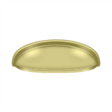 Deltana - Elongated Shell Pull 4-1/2'' - Polished Brass
