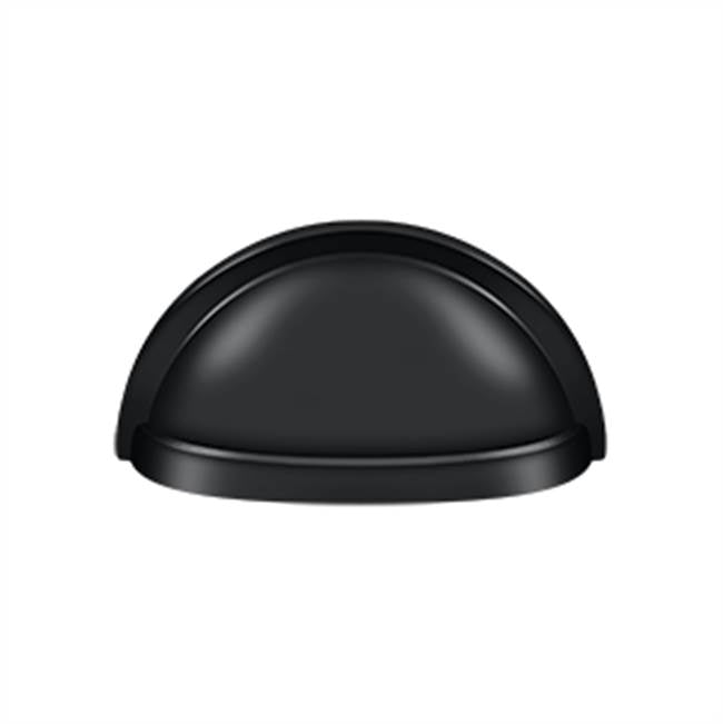 Deltana - Oval Shell Handle Pull 3-1/2'' - Paint Black