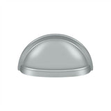 Deltana - Oval Shell Handle Pull 3-1/2'' - Brushed Chrome