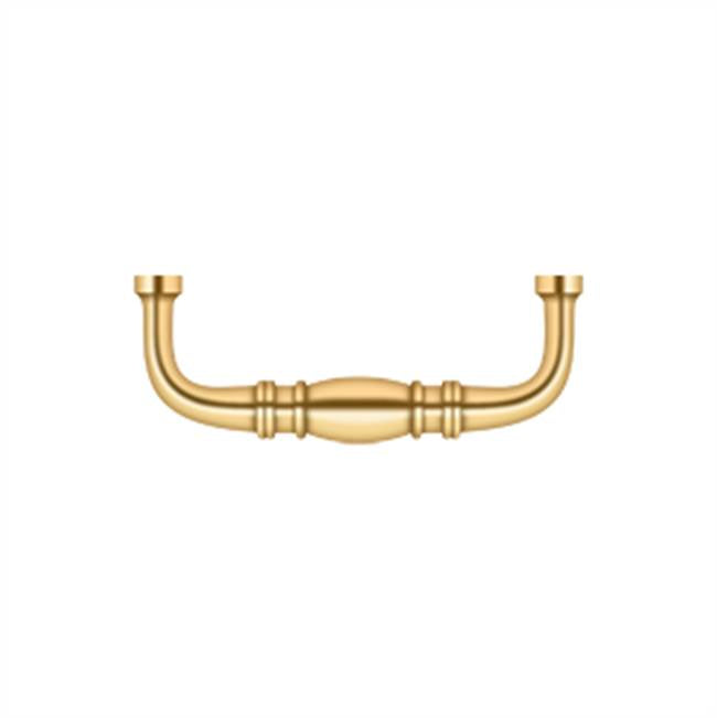 Deltana - Colonial Wire Pull, 3'' - PVD Polished Brass