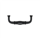 Deltana - Colonial Wire Pull, 3'' - Paint Black