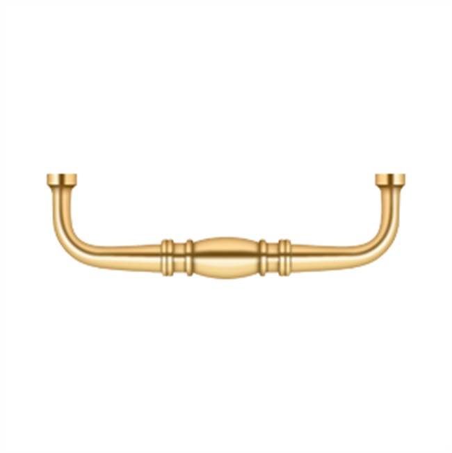 Deltana - Colonial Wire Pull, 4'' - PVD Polished Brass