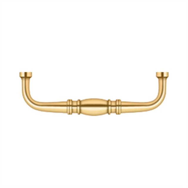 Deltana - Colonial Wire Pull, 4'' - PVD Polished Brass