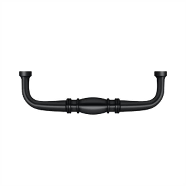 Deltana - Colonial Wire Pull, 4'' - Paint Black