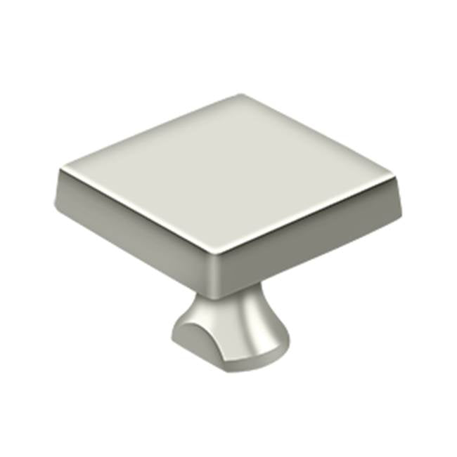 Deltana - Solid Brass Square Knob For HD Bolt - Polished Nickel