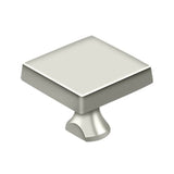 Deltana - Solid Brass Square Knob For HD Bolt - Polished Nickel