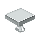 Deltana - Solid Brass Square Knob For HD Bolt - Polished Chrome