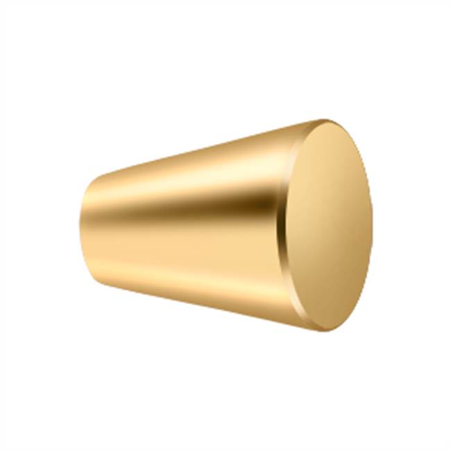 Deltana - Knob Cone Cabinet 1'' - PVD Polished Brass