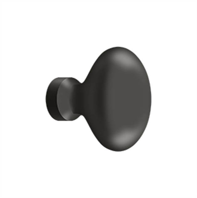Deltana - Knob, Oval/Egg Shape - Oil-rubbed Bronze