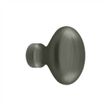 Deltana - Knob, Oval/Egg Shape - Antique Nickel