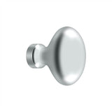 Deltana - Knob, Oval/Egg Shape - Polished Chrome