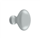 Deltana - Knob, Oval/Egg Shape - Brushed Chrome