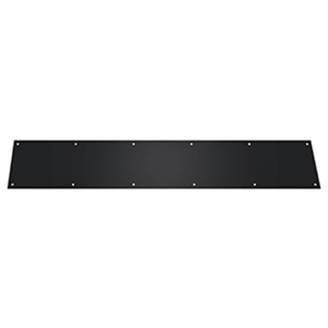 Deltana - Kick Plate 6'' x 34 '' S/S - Paint Black