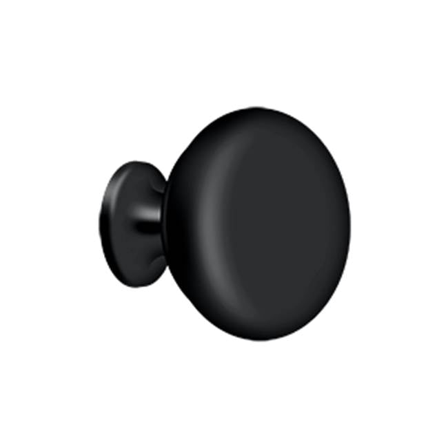 Deltana - Knob Round Solid - Paint Black