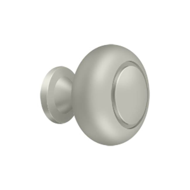 Deltana - Knob Round w/ Groove - Brushed Nickel