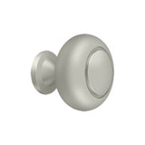 Deltana - Knob Round w/ Groove - Brushed Nickel