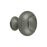 Deltana - Knob Round w/ Groove - Antique Nickel