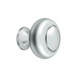 Deltana - Knob Round w/ Groove - Polished Chrome