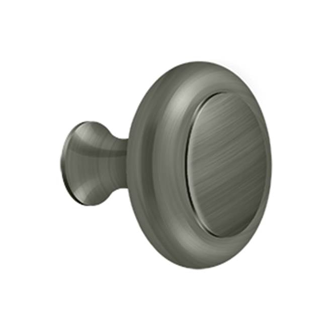Deltana - Knob HD w/ Groove - Antique Nickel
