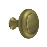 Deltana - Knob HD w/ Groove - Antique Brass