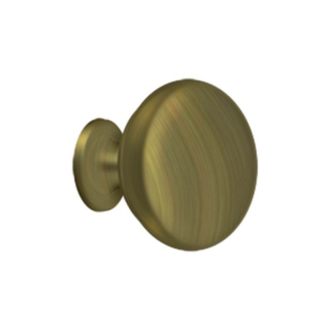 Deltana - Knob Round Hollow - Antique Brass