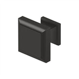 Deltana - Square Knob, Decorative, 1-3/16'' x 1-3/16'' - Oil-rubbed Bronze