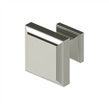 Deltana - Square Knob, Decorative, 1-3/16'' x 1-3/16'' - Polished Nickel