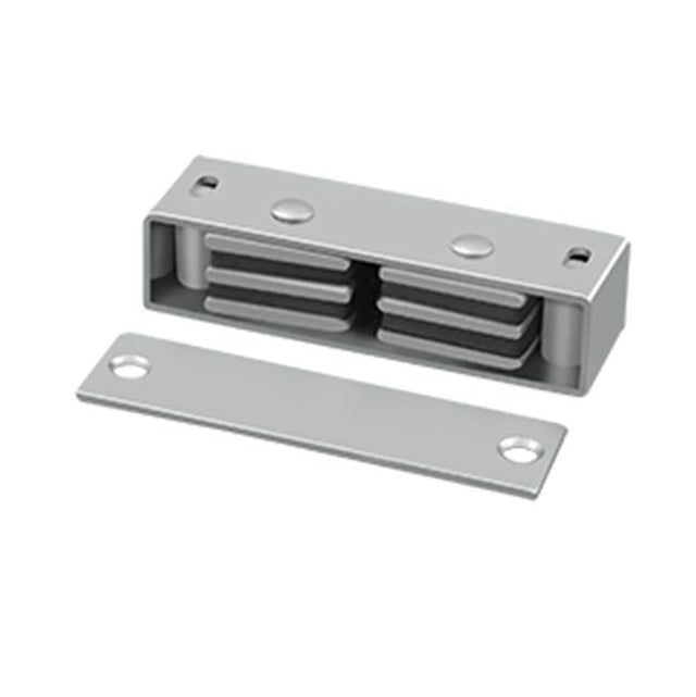Deltana - Magnetic Catch  3-1/8'' x 1'' x 3/4'' - Brushed Chrome