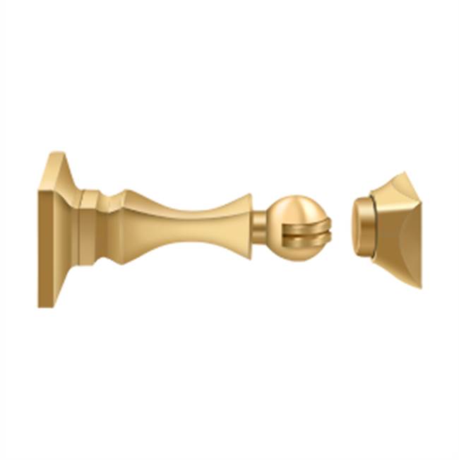 Deltana - Magnetic Door Holder 3-1/2'' - PVD Polished Brass