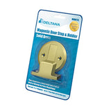 Deltana - Magnetic Door Holder Flush 2-1/2'' Diameter Blister Pack - Polished Brass
